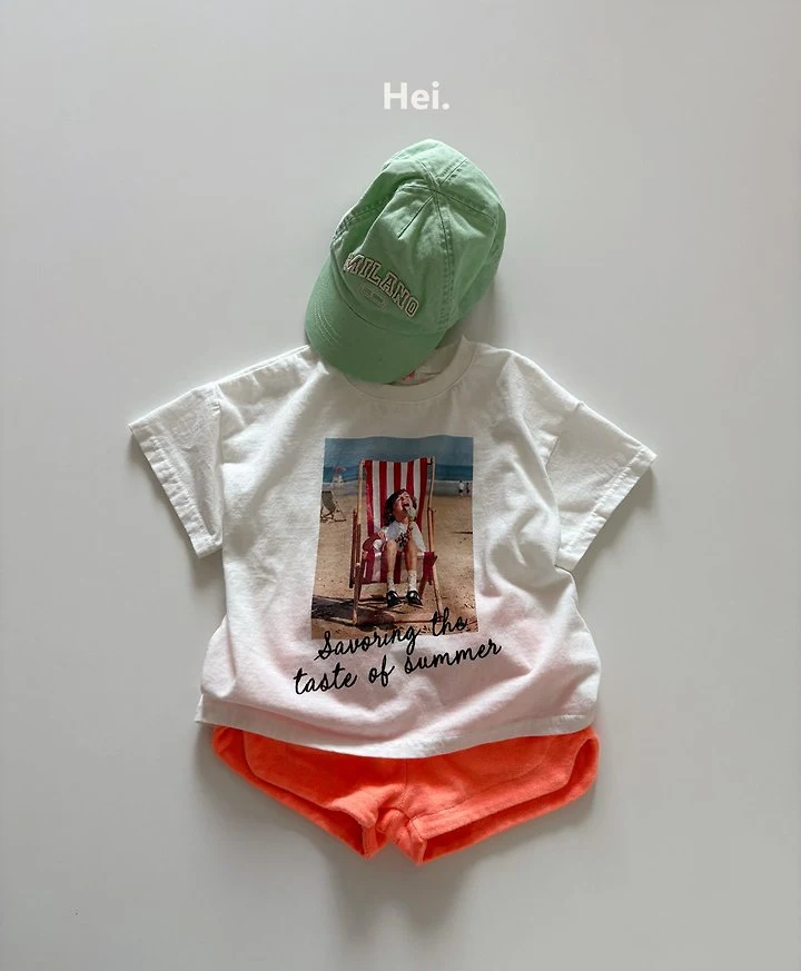 Hei - Korean Children Fashion - #fashionkids - Beach Tee - 11