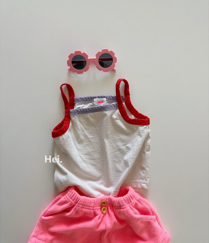 Hei - Korean Children Fashion - #fashionkids - Chewing Sleeveless Top - 5