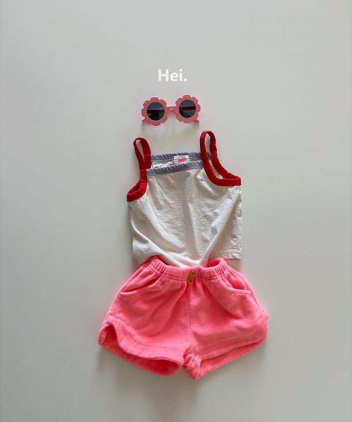 Hei - Korean Children Fashion - #kidsshorts - Chewing Sleeveless Top - 6