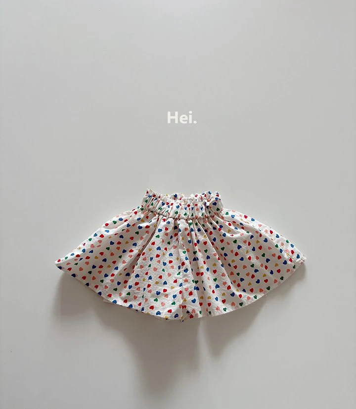 Hei - Korean Children Fashion - #kidsstore - Heart Culottes
