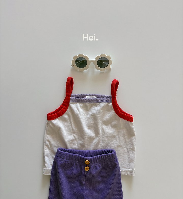 Hei - Korean Children Fashion - #kidzfashiontrend - Chewing Sleeveless Top - 8