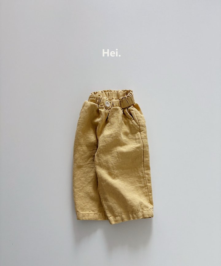 Hei - Korean Children Fashion - #kidsstore - Linen Loose Pants - 4
