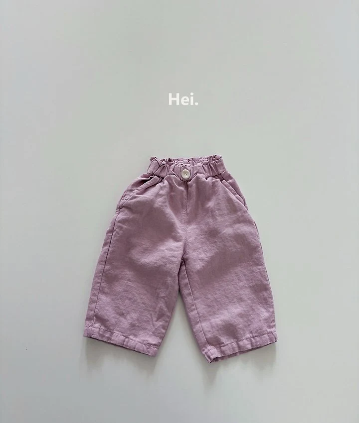 Hei - Korean Children Fashion - #littlefashionista - Linen Loose Pants - 6