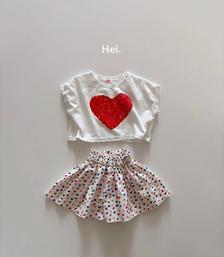 Hei - Korean Children Fashion - #Kfashion4kids - Heart Culottes - 4