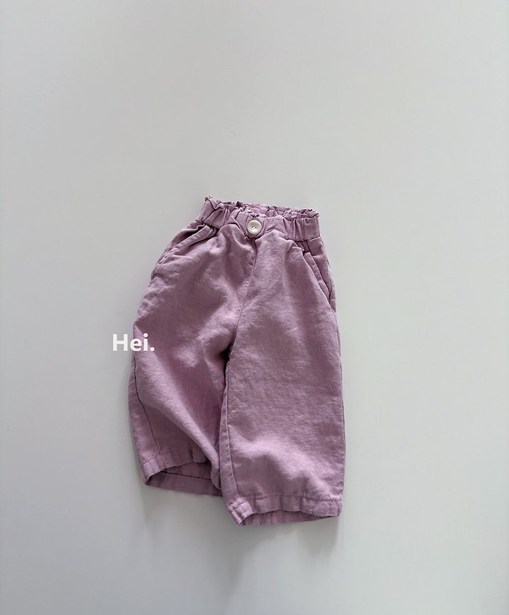 Hei - Korean Children Fashion - #magicofchildhood - Linen Loose Pants - 7