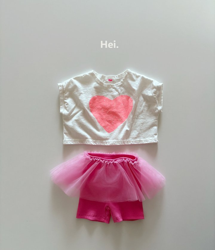 Hei - Korean Children Fashion - #magicofchildhood - Heart Tee - 6