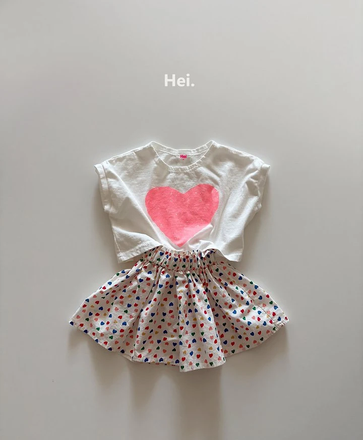 Hei - Korean Children Fashion - #magicofchildhood - Heart Culottes - 5