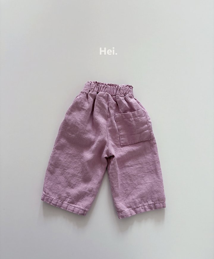 Hei - Korean Children Fashion - #minifashionista - Linen Loose Pants - 8