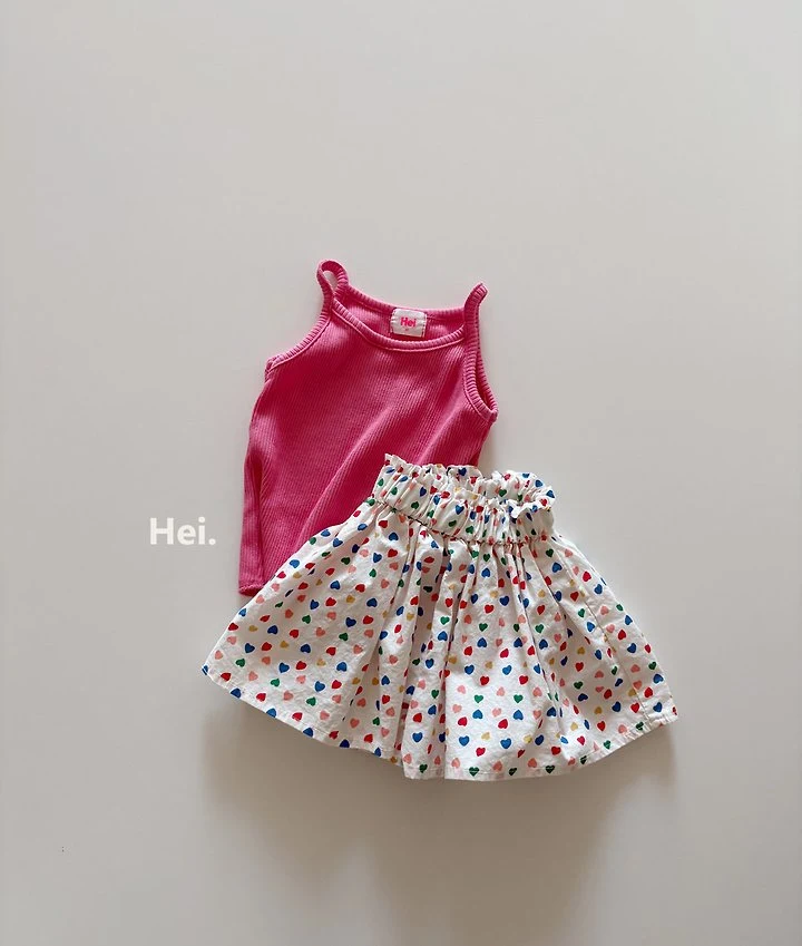Hei - Korean Children Fashion - #prettylittlegirls - Heart Culottes - 7
