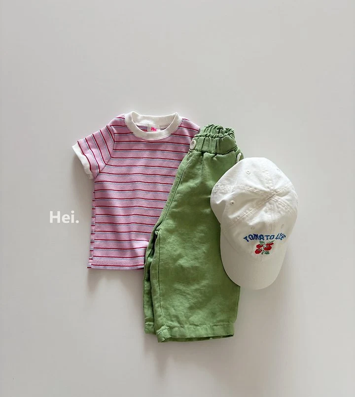 Hei - Korean Children Fashion - #prettylittlegirls - Stripe Tee - 6
