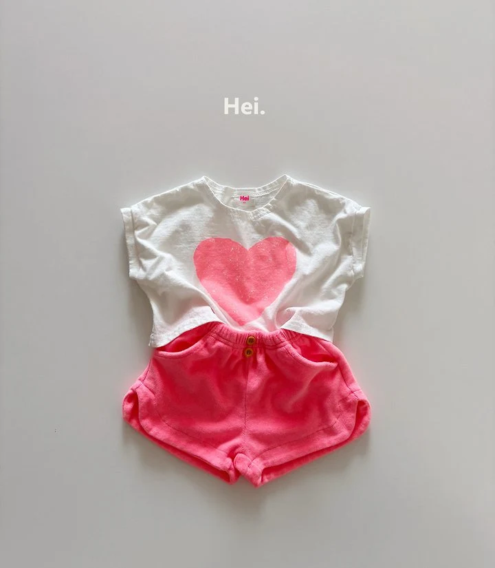 Hei - Korean Children Fashion - #stylishchildhood - Heart Tee - 11