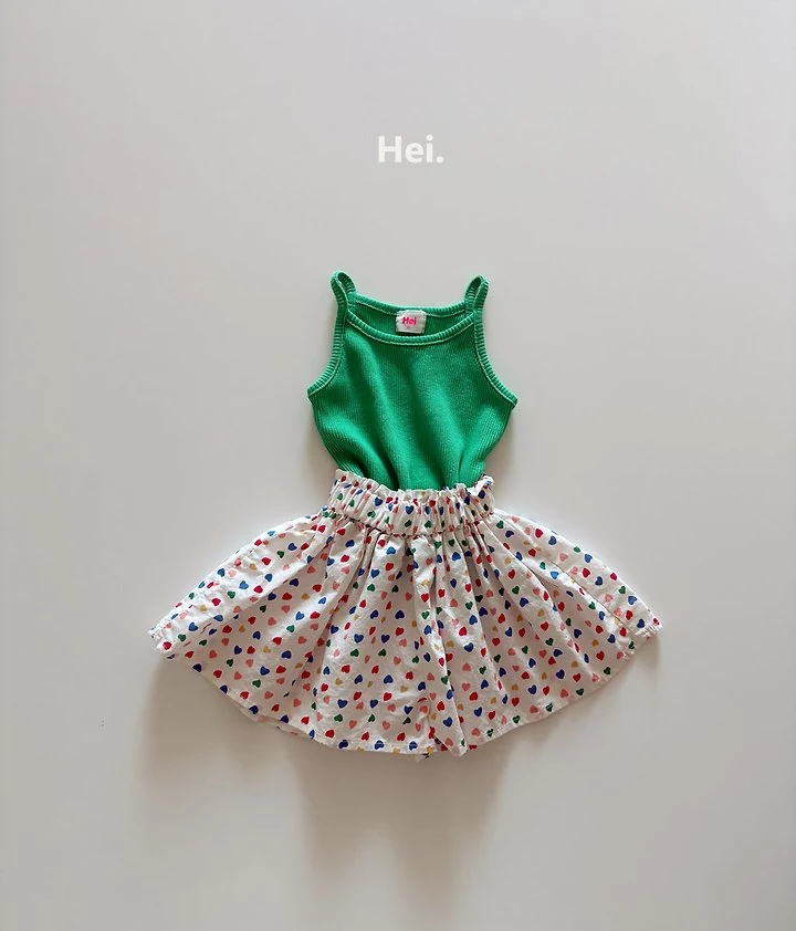Hei - Korean Children Fashion - #stylishchildhood - Heart Culottes - 10