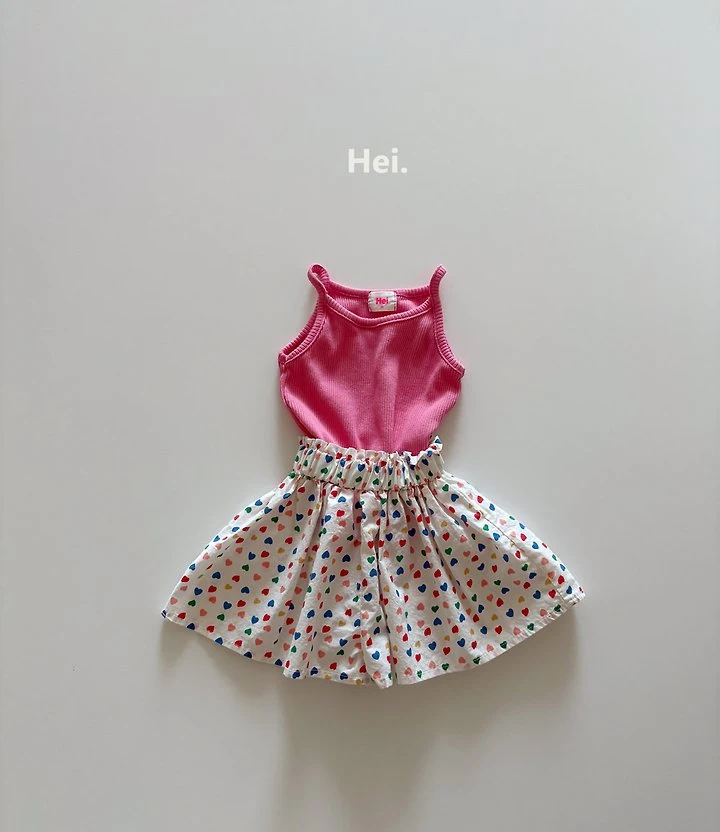 Hei - Korean Children Fashion - #todddlerfashion - Heart Culottes - 8