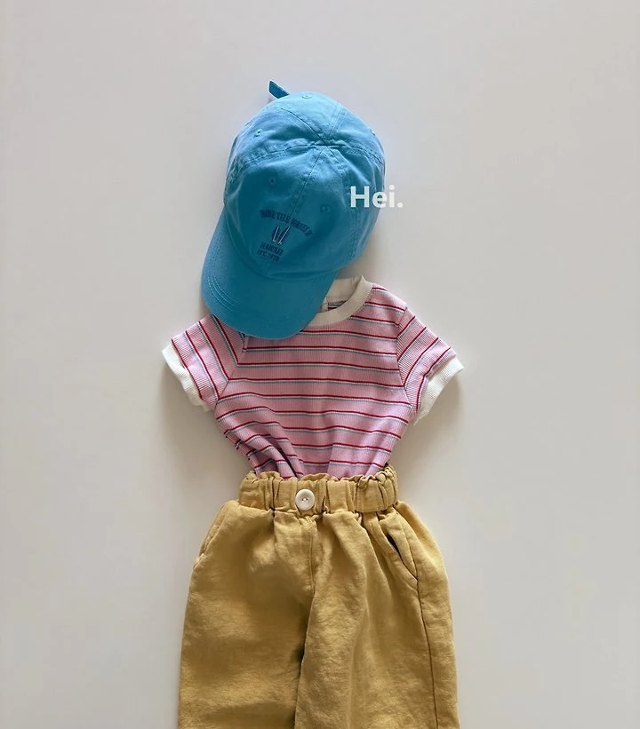 Hei - Korean Children Fashion - #todddlerfashion - Stripe Tee - 7