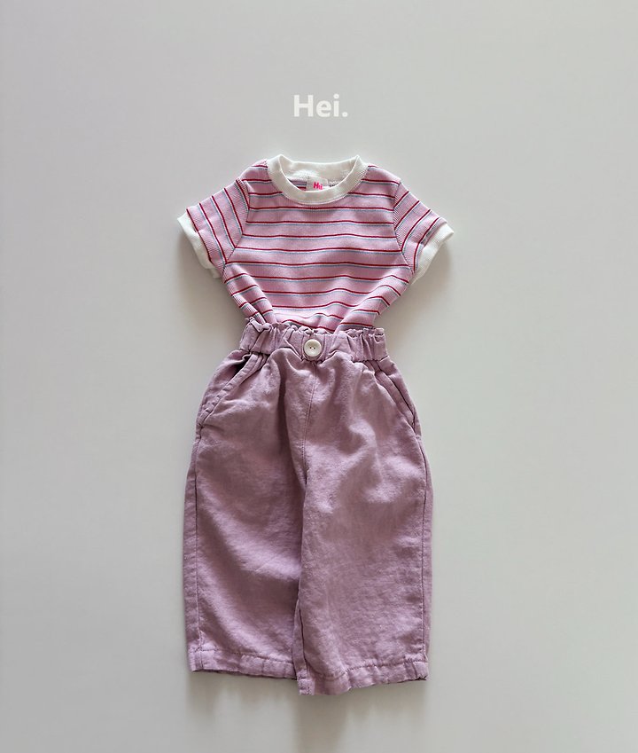 Hei - Korean Children Fashion - #toddlerclothing - Stripe Tee - 8
