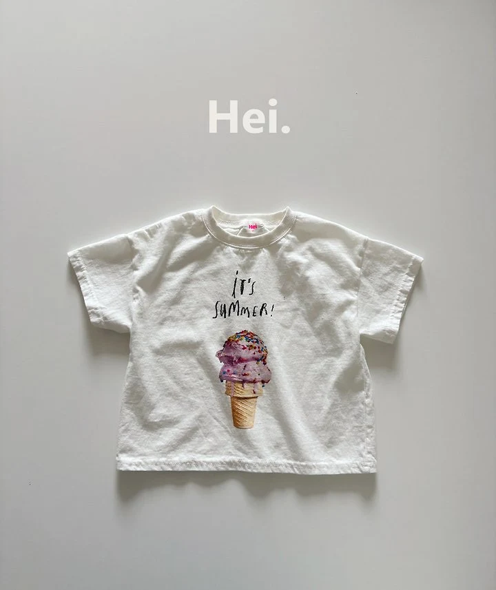 Hei - Korean Women Fashion - #momslook - Ice Cream Tee - 3