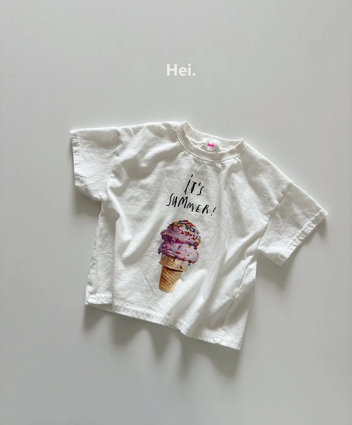 Hei - Korean Women Fashion - #momslook - Ice Cream Tee - 5