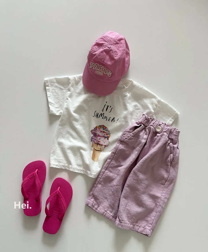 Hei - Korean Women Fashion - #vintageinspired - Ice Cream Tee - 11