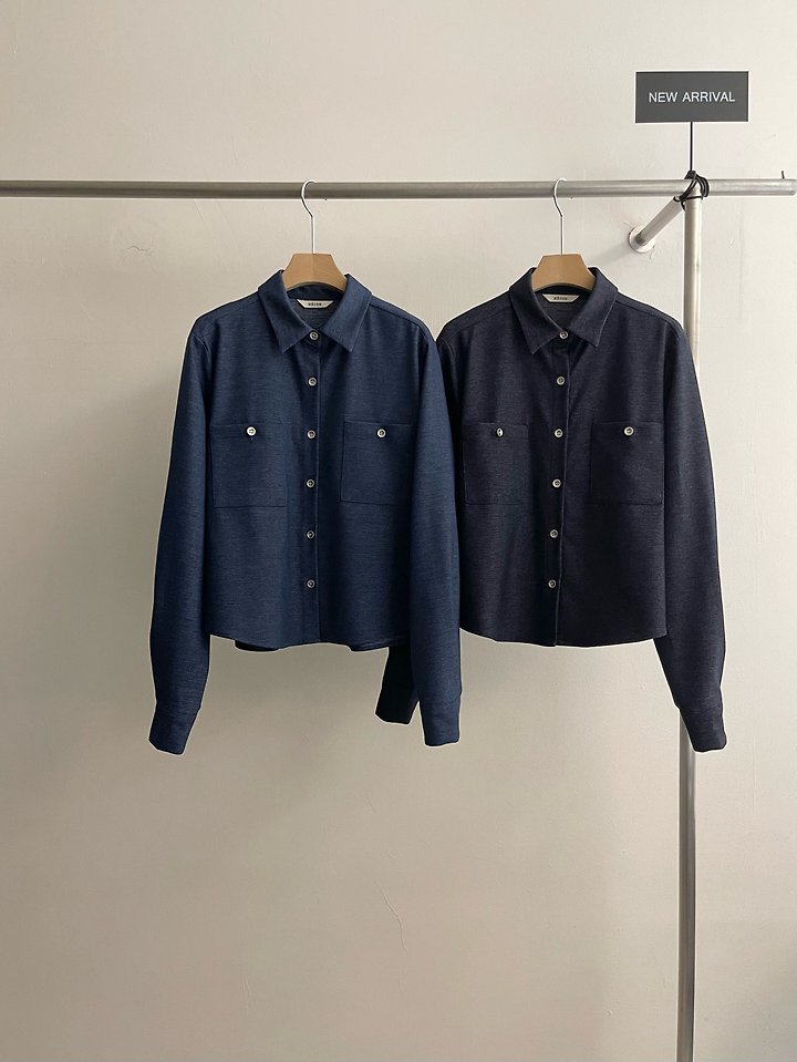 Heize - Korean Women Fashion - #momslook - Denim Shirt