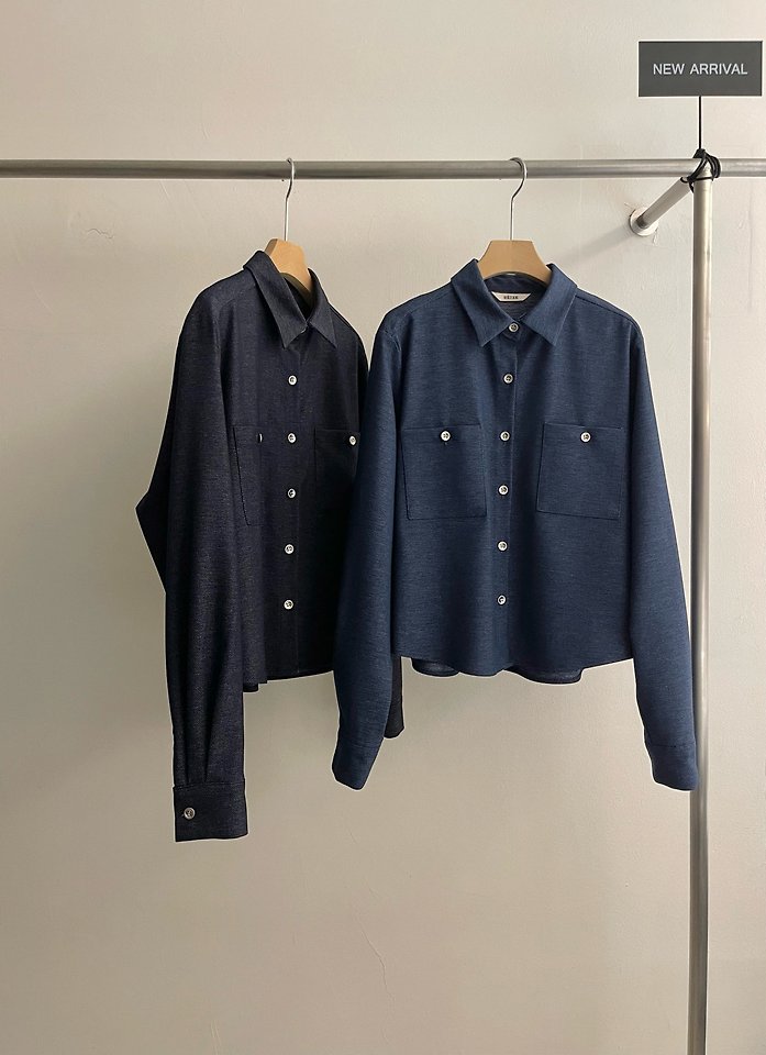 Heize - Korean Women Fashion - #momslook - Denim Shirt - 12