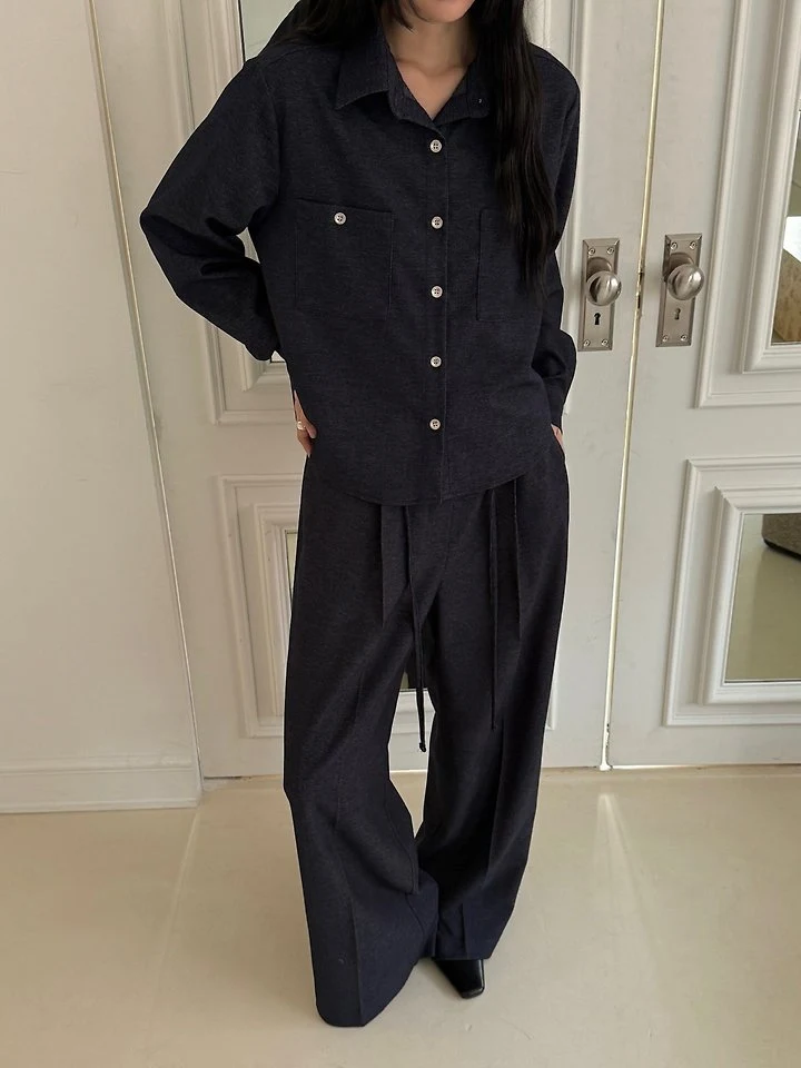 Heize - Korean Women Fashion - #momslook - Denim Shirt - 3