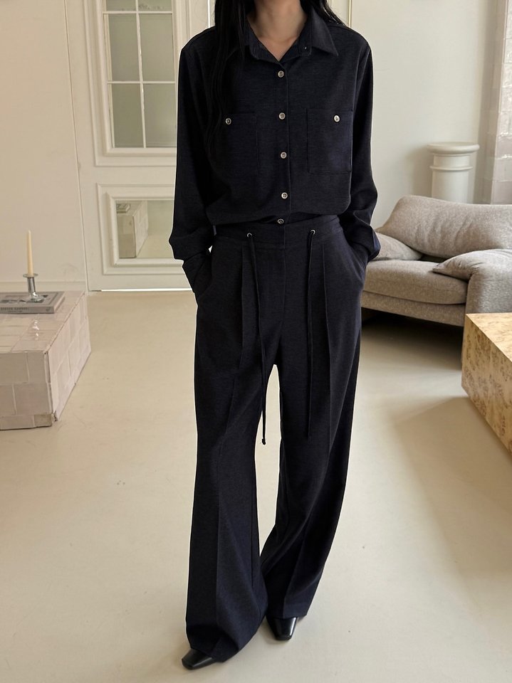 Heize - Korean Women Fashion - #momslook - Denim Shirt - 5
