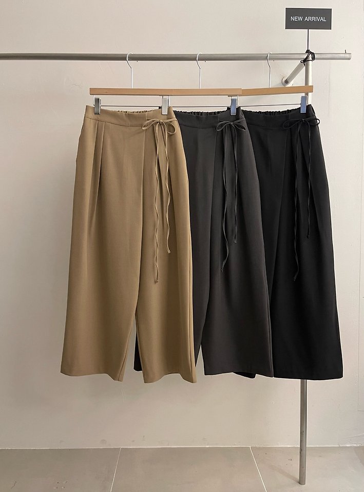 Heize - Korean Women Fashion - #momslook - Wrap Banding Pants - 10