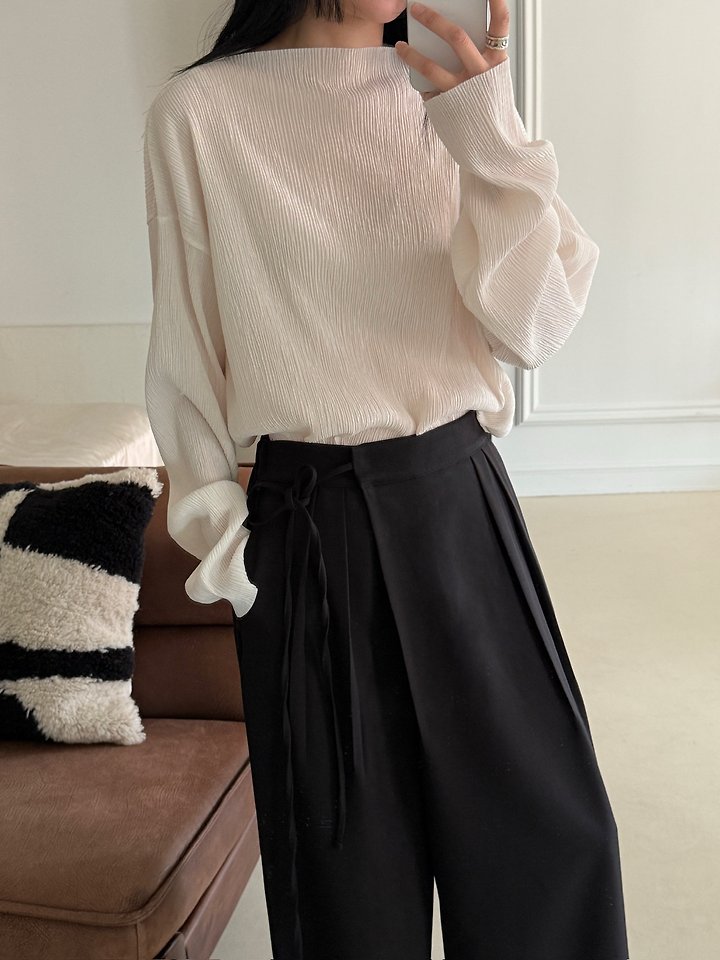 Heize - Korean Women Fashion - #momslook - Wrap Banding Pants - 6