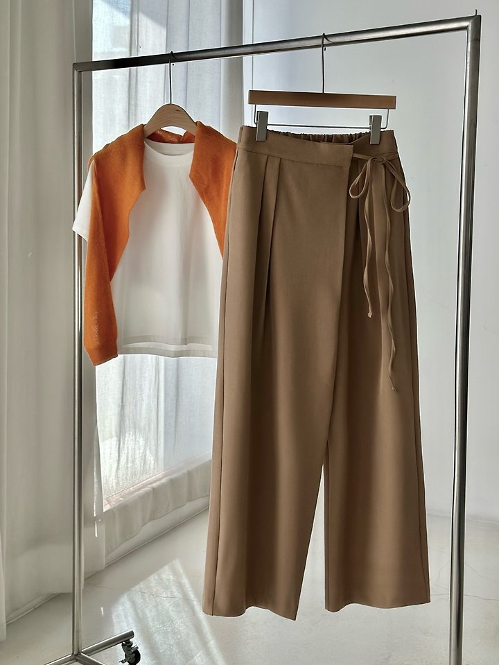 Heize - Korean Women Fashion - #momslook - Wrap Banding Pants - 8