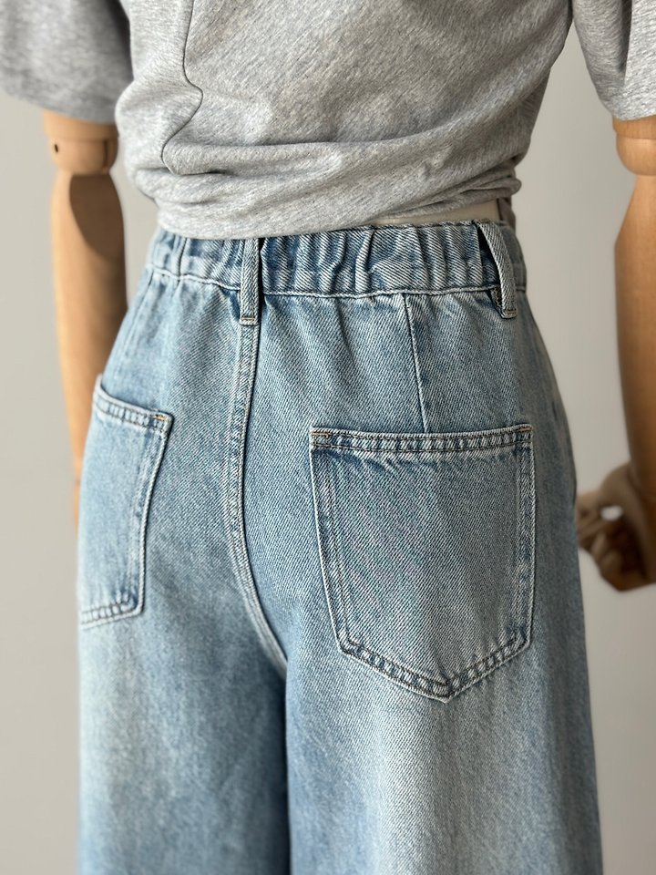 Heize - Korean Women Fashion - #momslook - Blossom Denim Pants - 4