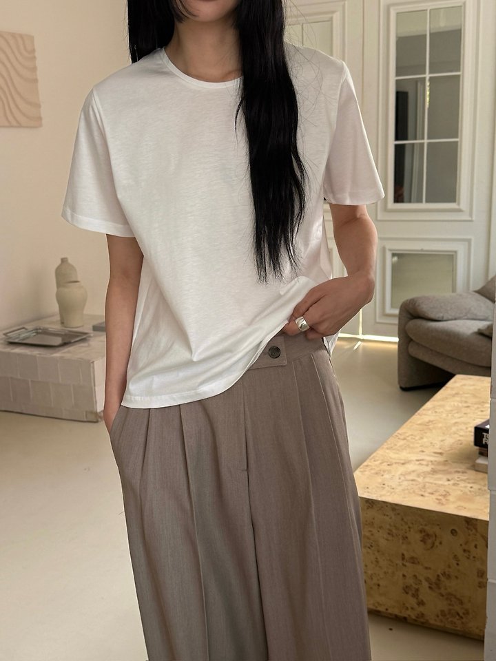 Heize - Korean Women Fashion - #momslook - Time Tee - 2