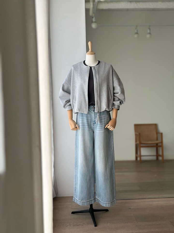 Heize - Korean Women Fashion - #shopsmall - Blossom Denim Pants - 12