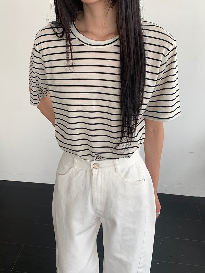 Heize - Korean Women Fashion - #shopsmall - Pipi Tee - 5