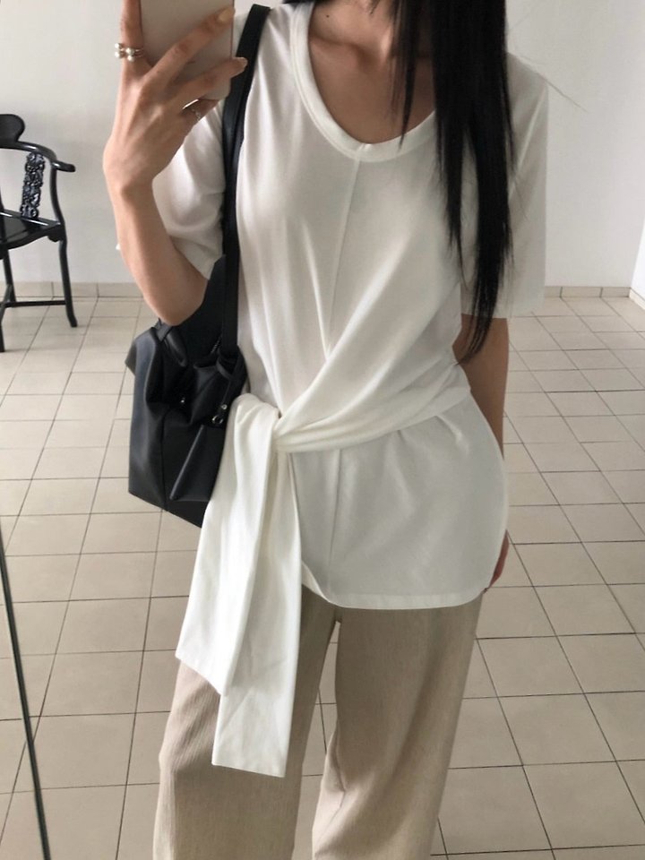 Heize - Korean Women Fashion - #thatsdarling - Mere Tee - 3