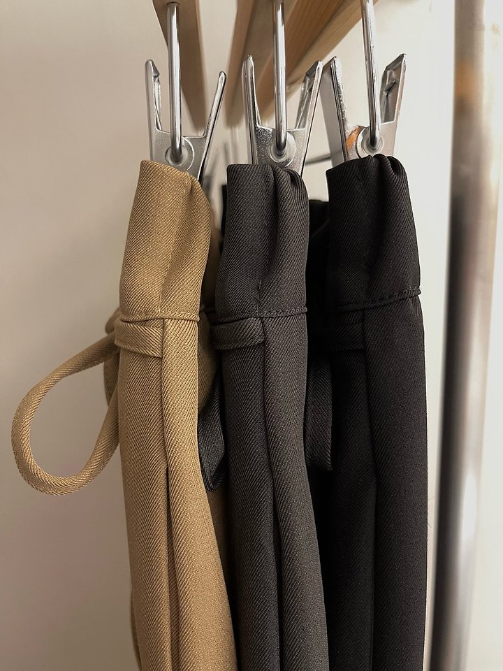 Heize - Korean Women Fashion - #vintageinspired - Wrap Banding Pants - 12
