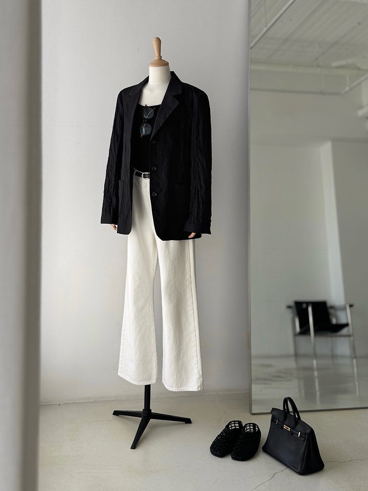 Heize - Korean Women Fashion - #womensfashion - Wrinkle Jacket - 7
