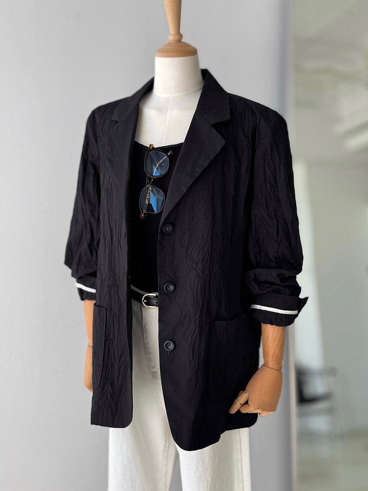 Heize - Korean Women Fashion - #womensfashion - Wrinkle Jacket - 9