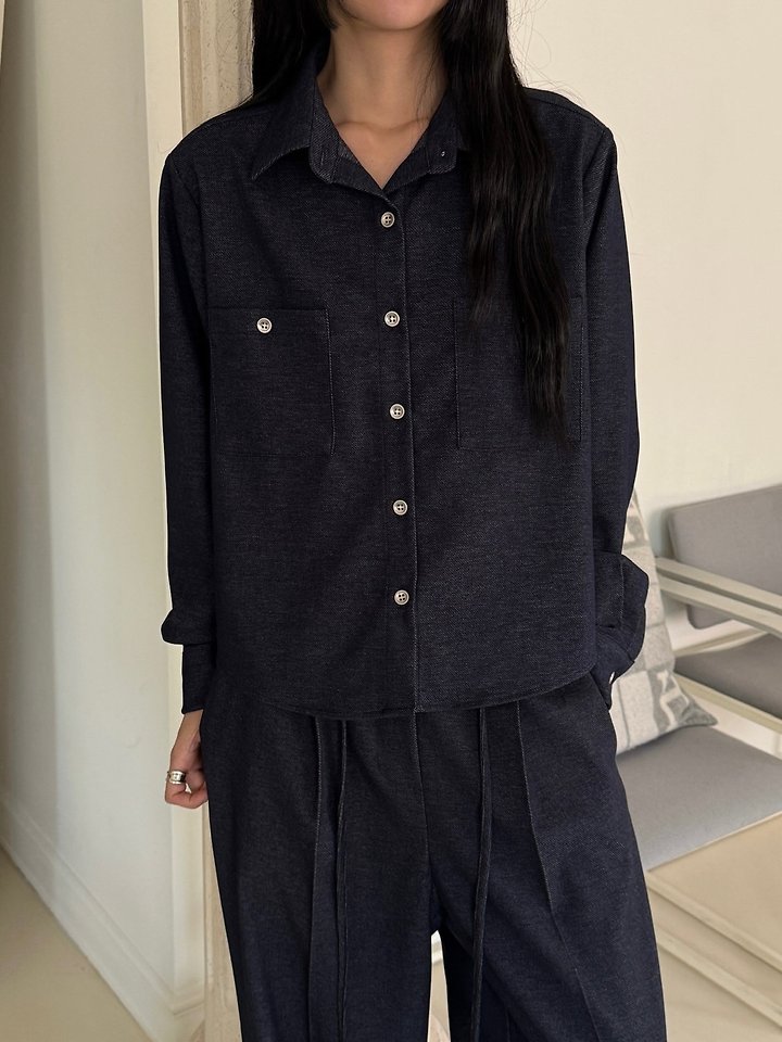 Heize - Korean Women Fashion - #womensfashion - Denim Shirt - 2