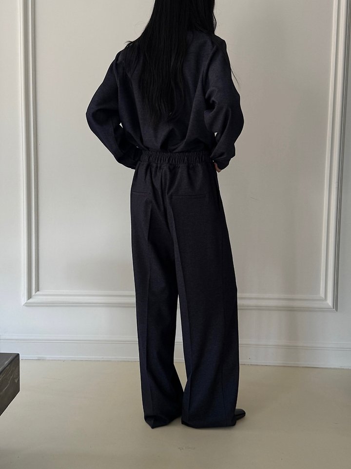 Heize - Korean Women Fashion - #womensfashion - Denim Banding Pants - 5