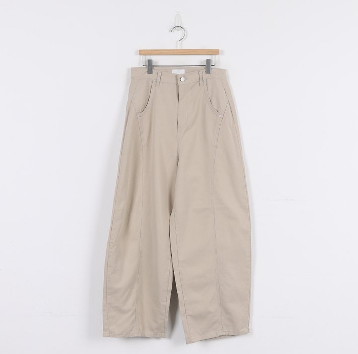 I'm here - Korean Women Fashion - #momslook - 648 Seam Balloon Curved Jeans - 10