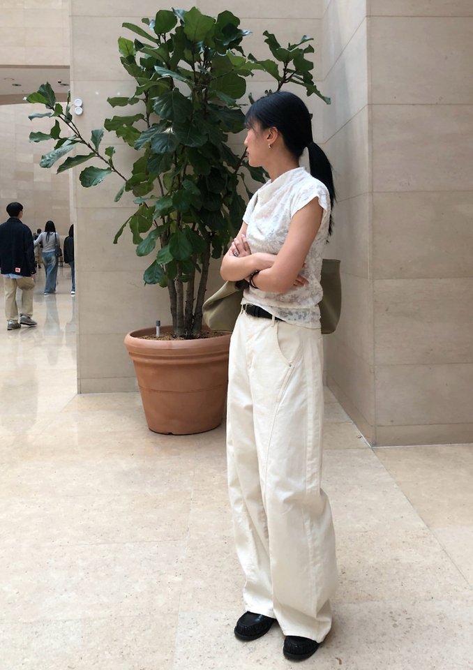 I'm here - Korean Women Fashion - #momslook - 648 Seam Balloon Curved Jeans - 6