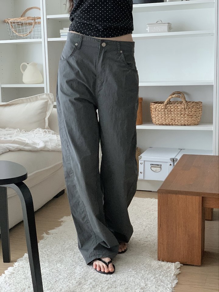 I'm here - Korean Women Fashion - #momslook - 649 Summer Seam Curved Jeans Summer Curved Pants - 3