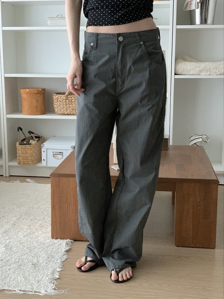 I'm here - Korean Women Fashion - #shopsmall - 649 Summer Seam Curved Jeans Summer Curved Pants - 11
