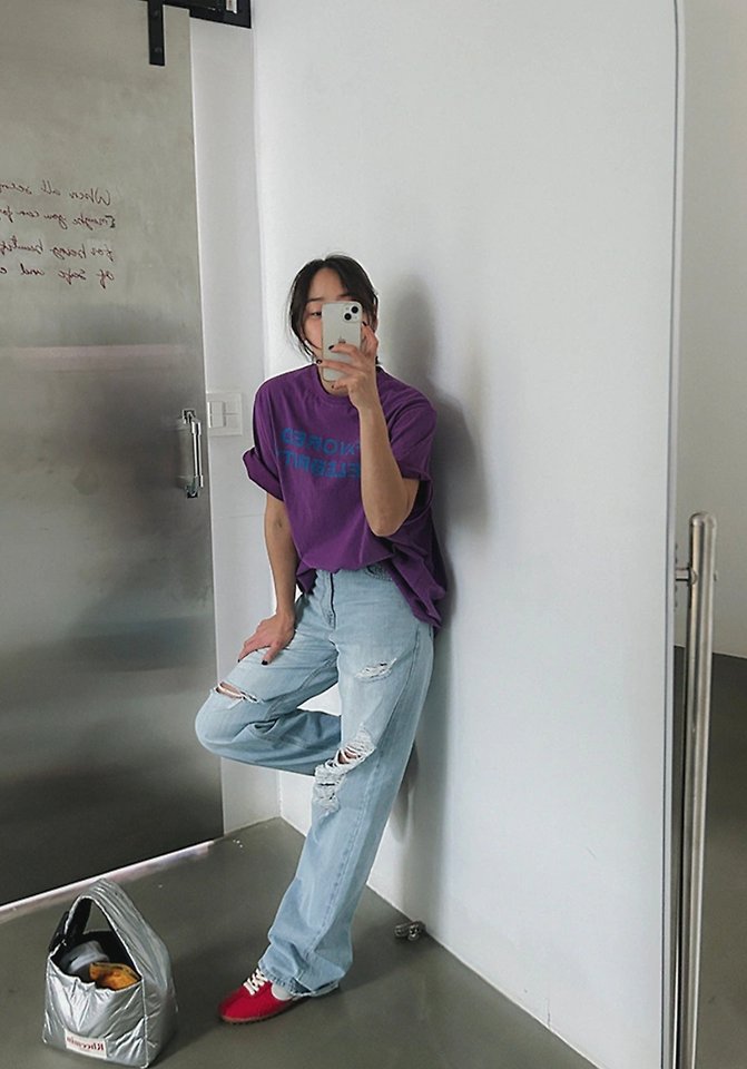 I'm here - Korean Women Fashion - #womensfashion - 889 Vintage Long Wide Denim Pants - 6