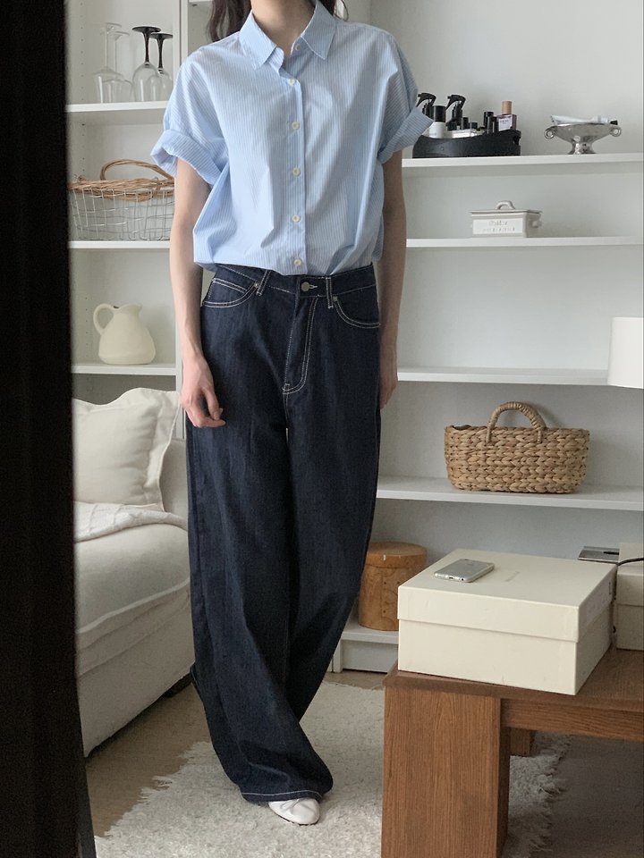 I'm here - Korean Women Fashion - #womensfashion - 915 Non-Fade Hooda Pocket Denim Pants - 10