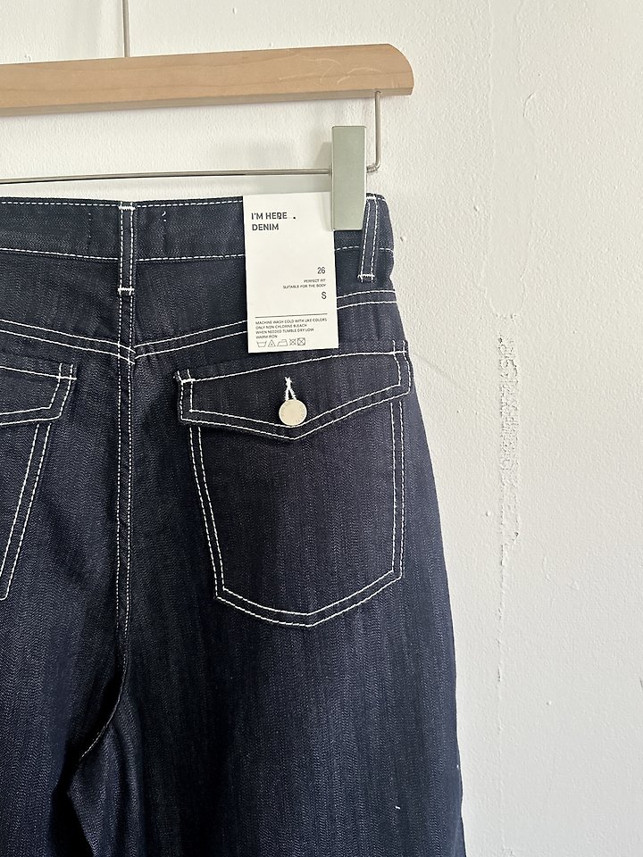 I'm here - Korean Women Fashion - #womensfashion - 915 Non-Fade Hooda Pocket Denim Pants - 12