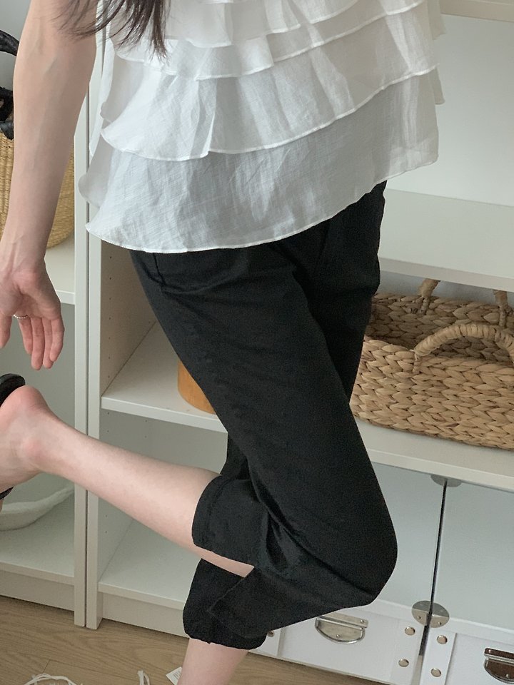 I'm here - Korean Women Fashion - #womensfashion - 650 Cool Span Capri Pants - 3
