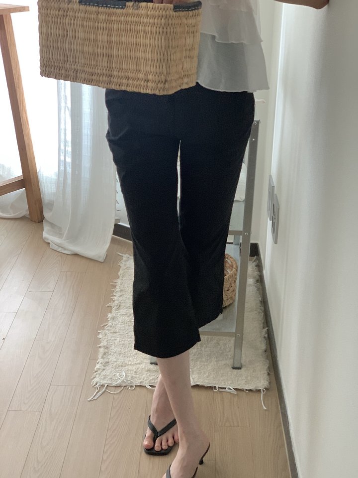 I'm here - Korean Women Fashion - #womensfashion - 650 Cool Span Capri Pants - 7
