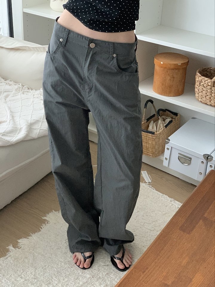 I'm here - Korean Women Fashion - #womensfashion - 649 Summer Seam Curved Jeans Summer Curved Pants