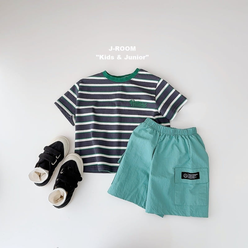 J-Room - Korean Children Fashion - #Kfashion4kids - Portland Stripe Tee - 9